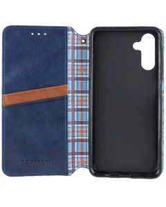 Чохол кейс для Samsung A05s GETMAN Cubic (PU) Синій (Blue)