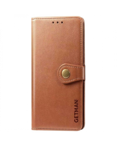 Чохол кейс для Samsung A05s GETMAN Gallant (PU) Коричневий (Braun)