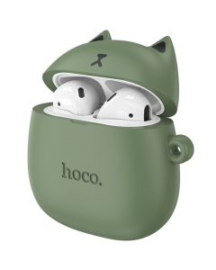 Бездротові навушники вкладиші Hoco EW45 TWS Зелені (Forest Cat)
