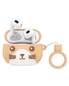 Бездротові навушники вкладиші Hoco EW46 TWS Хакі (Khaki Cat)