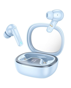 Беспроводные вкладыши наушники Hoco EQ6 Shadow TWS Синие (Blue)