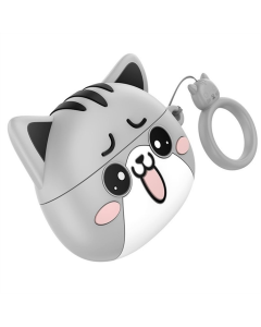 Бездротові навушники вкладиші Hoco EW48 TWS Сірі (Misty Cat)