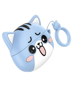 Беспроводные вкладыши Hoco EW48 TWS Голубые (Glacier Cat)