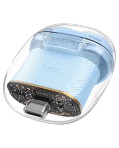 Бездротові навушники вкладиші  Hoco EW52 Lilly TWS Сині (Blue)