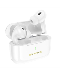 Беспроводные вкладыши с шумоподавлением Borofone BW59 Plus ANC TWS Белые (White)