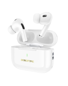 Беспроводные вкладыши с шумоподавлением Borofone BW59 Plus ANC TWS Белые (White)