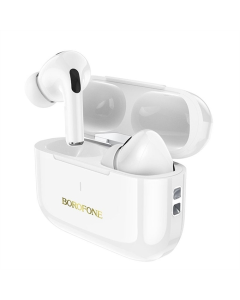 Беспроводные вкладыши с шумоподавлением Borofone BW59 Plus ANC TWS Белые (White)