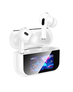 Беспроводные вкладыши Hoco EW79 Bright с сенсорным экраном ANC Белые (White)