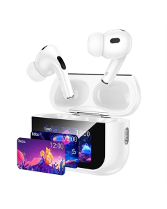 Беспроводные вкладыши Hoco EW79 Bright с сенсорным экраном ANC Белые (White)