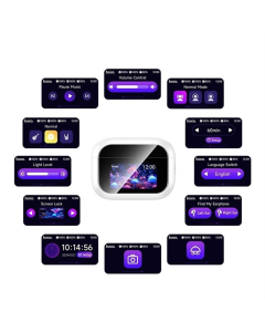 Беспроводные вкладыши Hoco EW79 Bright с сенсорным экраном ANC Белые (White)