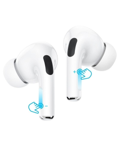 Беспроводные вкладыши с шумоподавлением Hoco EW69 ANC+ENC Белые (White)