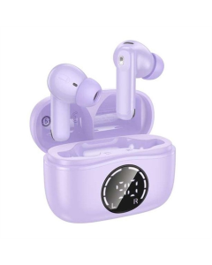 Бездротові навушники вкладиші Hoco EQ22 Singer ANC+ENC TWS Фіолетові (Taro Purple)