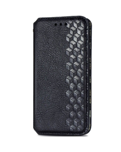 Чохол кейс для Samsung A31 GETMAN Cubic (PU) Чорний (Black)