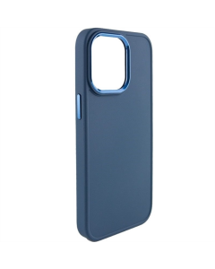 Чохол-накладка для iPhone 13 Pro Max TPU TPU Bonbon Metal Style Синій (Джинсовий синій)