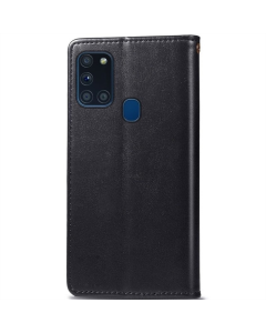 Чохол кейс для Samsung A21s GETMAN Gallant (PU) Чорний (Black)