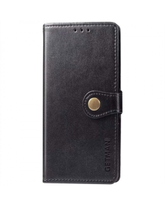 Чохол кейс для Samsung A21s GETMAN Gallant (PU) Чорний (Black)