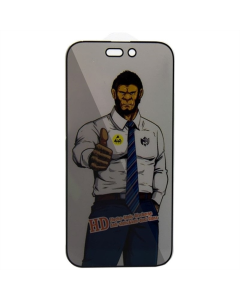 Защитное стекло для iPhone 13 Pro Max/14 Plus Privacy 5D Anti-Static Черное (Black)