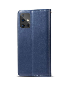 Чохол кейс для Samsung A51 GETMAN Gallant (PU) Синій (Blue)
