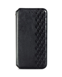 Чохол кейс для Samsung A51 GETMAN Cubic (PU) Чорний (Black)