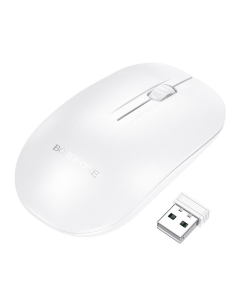 Миша бездротова Borofone BG14 Planet 2.4G Біла (White)