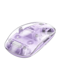 Миша беспроводная Hoco GM29 Mysterios двухрежимная Фиолетовая (Romantic Purple)