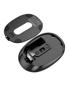 Миша бездротова Hoco GM34 Nuevo dual-mode 2.4G Чорна (Black Metal Grey)