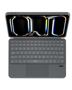 Клавіатура бездротова iPad Air 10.9'' (2020-2022)/Air 11'' (2024) WIWU MK-005 3 in 1 Сіра (Gray)