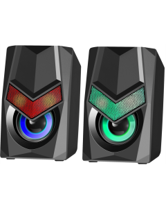 Колонки мультимедійні Defender Solar 1 6Вт Чорні (Black)