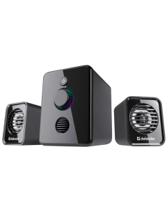Колонки мультимедійні Defender 2.1 V12 11Вт USB Чорні (Black)