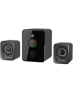 Колонки мультимедійні Defender 2.1 V12 11Вт USB Чорні (Black)