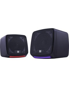 Колонки мультимедійні Defender J3 6W/LIGHT/USB Чорні (Black)