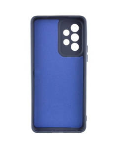 Чохол-накладка для Samsung A33 5G TPU GETMAN Liquid Silk Full Camera Синя (Midnight Blue)