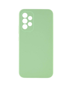 Чехол-накладка для Samsung A33 5G TPU GETMAN Liquid Silk с полной камерой Зеленый (Пистач).