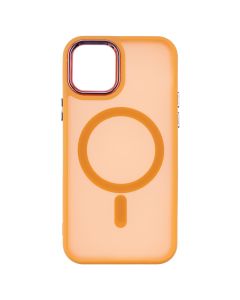Чохол накладка для iPhone 12 MagSafe MATTE Помаранчева (Orange)