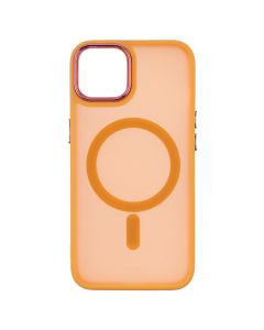 Чохол накладка для iPhone 13/14 MagSafe MATTE Помаранчева (Orange)