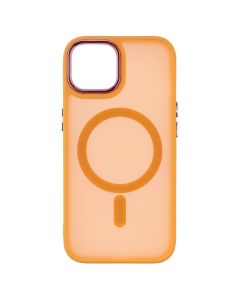 Чохол накладка для iPhone 15 MagSafe MATTE Помаранчева (Orange)