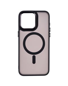Чохол накладка для iPhone 15 Pro Max MagSafe MATTE Чорна (Black)