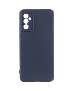 Чохол-накладка для Samsung A35 TPU GETMAN Liquid Silk Full Camera Синя (Midnight Blue)