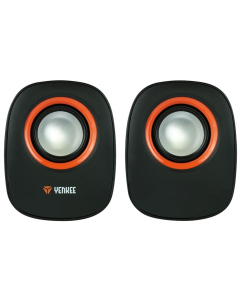 Колонки мультимедійні YENKEE YSP 2001BK Mini speakers 2.0 Чорні (Black)