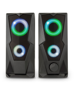 Колонки мультимедійні YENKEE YSP 2003RGB USB Speaker PC 2.0 Чорні (Black)