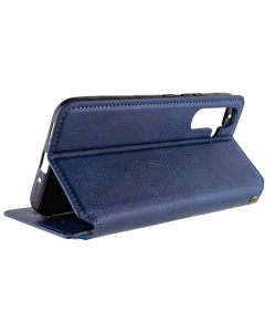 Чохол кейс для Samsung A35 GETMAN Cubic (PU) Синій (Blue)