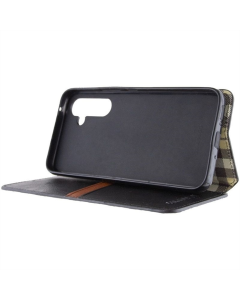 Чохол кейс для Samsung A35 GETMAN Cubic (PU) Чорний (Black)