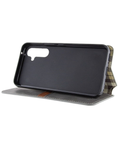 Чохол кейс для Samsung A35 GETMAN Cubic (PU) Сірий (Gray)