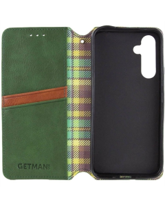 Чохол кейс для Samsung A35 GETMAN Cubic (PU) Зелений (Green)