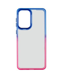 Чехол-накладка для Samsung A35 серии Fresh Sip из TPU+PC Розовый Синий (розово-голубой)
