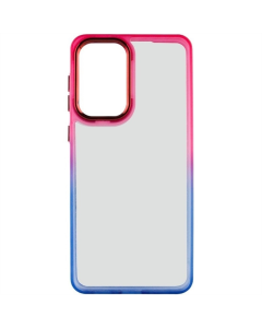 Накладка Samsung A35 Fresh sip series TPU+PC Синя Рожева (Blue Pink) jj