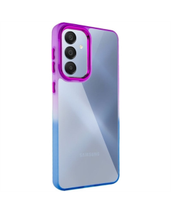 Чехол-накладка для Samsung A35 серии Fresh Sip из TPU+PC Сине-фиолетовый (Blue Violet)