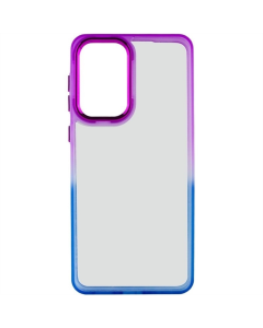 Чехол-накладка для Samsung A35 серии Fresh Sip из TPU+PC Сине-фиолетовый (Blue Violet)
