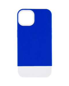 Чохол накладка для iPhone 11 TPU+PC Bichromatic Синя Біла (Navy Blue White)
