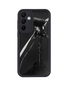 Чехол-накладка для Samsung A35 Prestige TPU Черный (Черные песочные часы)